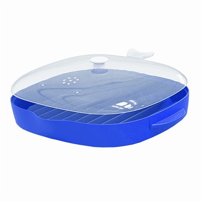 Mikrovalna ladica slanine s silikonskom oblogom